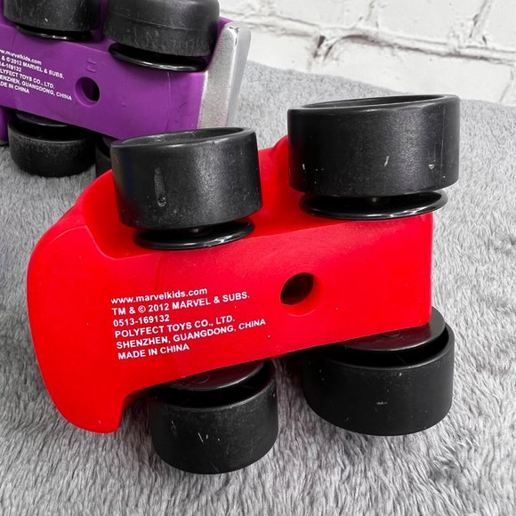 Marvel Polyfect Preschool Soft Cars Hulk Wolverine Spiderman Lot of 3 - Picture 7 of 7